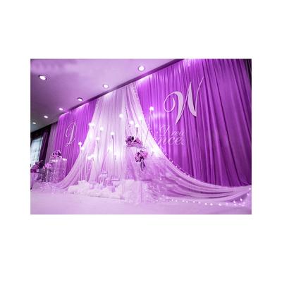 China High Quality Banquet Wedding Party Event Decoration Party Background Gauze Video Props Gauze for sale