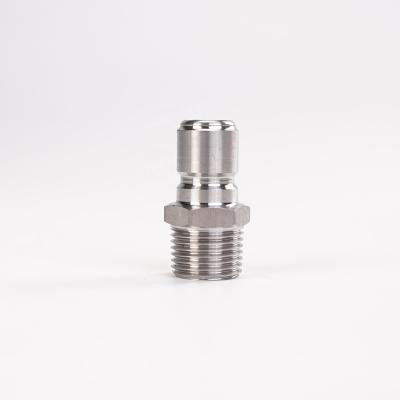 China Home Brewer Stainless Steel Quick Disconnect QD X 1/2 Inch Buck. MPT Home Brew Beer Mash Tun Wort Chiller Fittings for sale