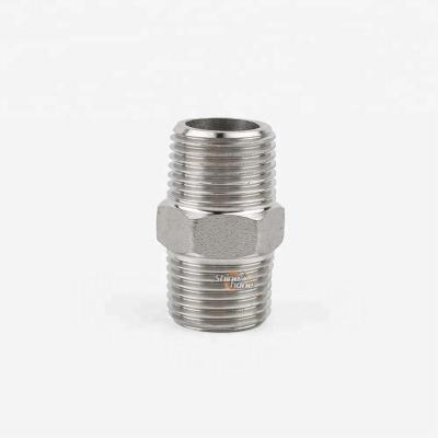 China Connect Pipes Stainless Steel Hex Nipple - 1/2