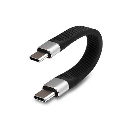 China Flat Type C Cable 3.1 Band Flat Cable 100W 10Gbps Type C USB3.1 Gen2 Soft For Macbook for sale