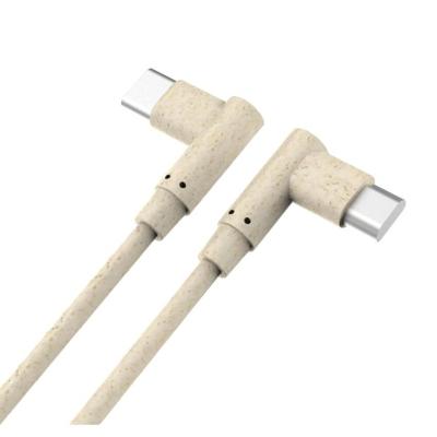 China Biodegradable Cable Eco-friendly Biodegradable USB C Charging Data Type Eco To USB C Cable 60W for sale