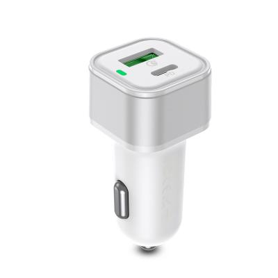 China Mobile Phone PD 20W Dual Port Car Charger 38W Type-C & QC 3.0 Fast Car USB Charger for sale