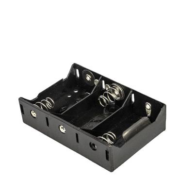 China Safe 3x D Battery Case D Size Battery Holder Box ABS Plastic With 15cm Lead Wire From China Factory for sale