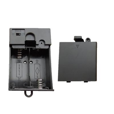 China New arrivals 2 slots c battery box safe battery holder board with switch for 2*C batterles for sale