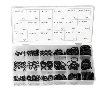 China NBR TC-1014 Rohs Certification 225pc NBR Clear Silicone O Ring Assortment Kit Kitchen Safe: time locking container for sale