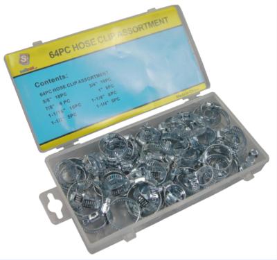 China Pipe Fastner TC-3025 64pc Customized Anchor Pipe Clamp Set Assortment for sale