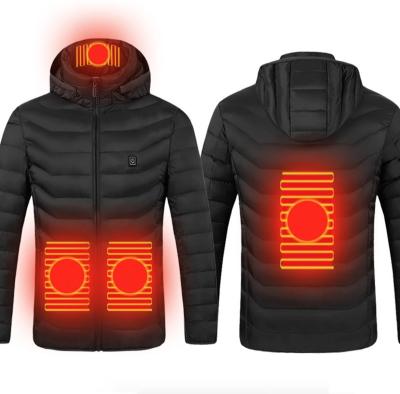 China 4 Area Breathable Winter Temperaturing Outdoor Filling Heating Shirts Heated Jackets USB Mens Womens Sports Warm Thermal Thermal Vest for sale