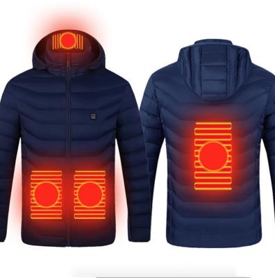 China Outdoor 4 Temperaturing Zones Winter Breathable Heating Heating Shirts Heated Jackets USB Mens Womens Sports Warm Thermal Thermal Vest for sale