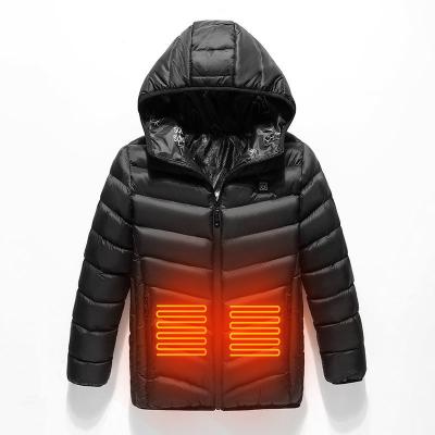 China USB Filling Jacket New Breathable Passionate Kids Jacket Winter Heated Vest Clothing Electric Thermal Child Washable Rise Jackets for sale