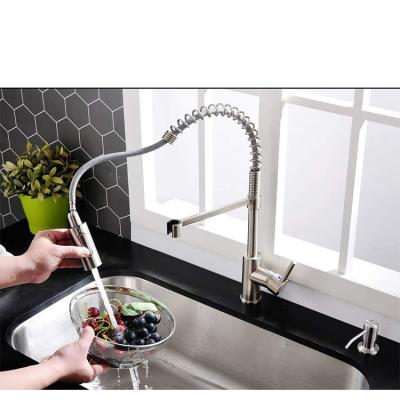 China High Demand Electric Faucets Spring Pull Down Kitchen Mixer Tap Single Lever Faucet for sale