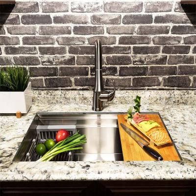 China Without Single Faucet 201 Single Bowl Kitchen Sink Basin Basin Sanitary Kitchen Sink for sale