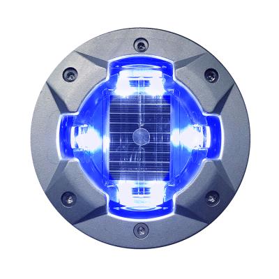 China Manufacturer Price High Brightness Ip68 Reflective Traffic Light Beacon Flashing Aluminum Led Cat Eye Solar Road Stud SRSA10 Te koop