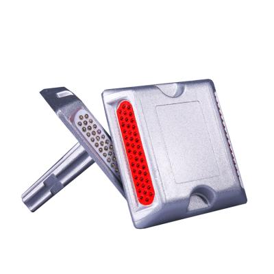 China IP68 Waterproof Aluminum Reflective Cat Eyes Road Stud/Curb Marker for sale