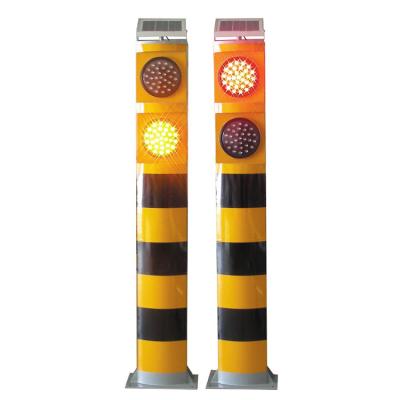 China Custom high quality metal shell traffic warning post with good service H1250/H1500/H1850mm customized) for sale