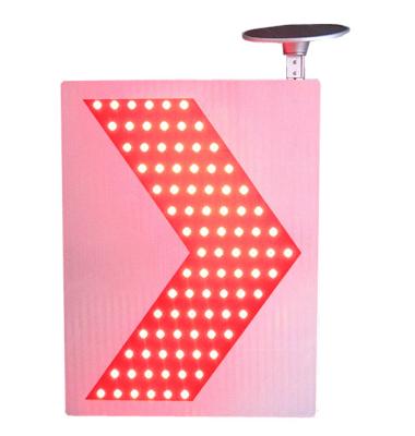 China CE Standard ASTMD 4280 Solar Led Aluminum Reflective Rectangle Solar Quality Traffic Road Warning Guaranteed Safety Sign 600*750mm (Customized) for sale