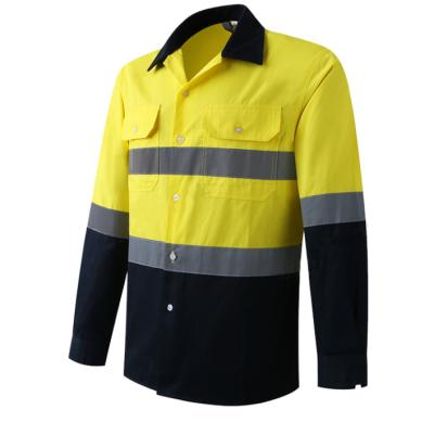 China 100% Cotton Owleye Work Safety Apparel Loofy Sleeve For Traffic Police à venda