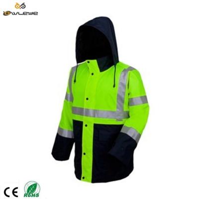 China Comfortable waterproof reflective suit for police, traffic safety suit, safety suit for USA worker Te koop