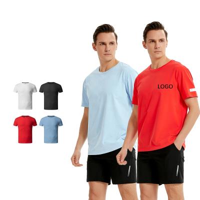 China 2021 new design anti-shrink mens sports apparel plain no brand color mens t-shirt with custom label for sale