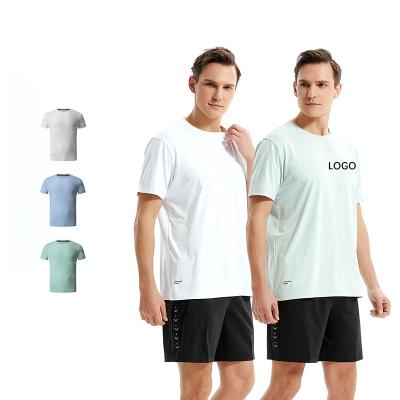 China Wholesale QUICK DRY Man OEM Printed Loose Round Neck Soft Sleeve T-Shirts Custom Made Stylish Short T Shirt For Men for sale