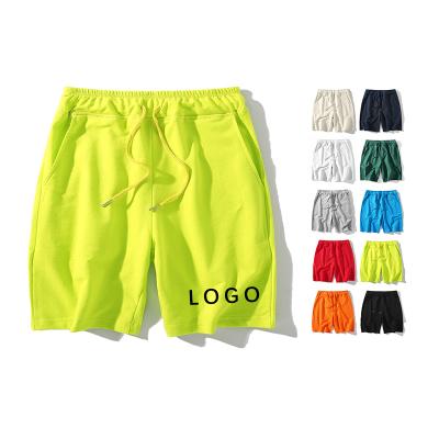 China Wholesale Custom QUICK DRY Drawstring Jogger Summer Clothing Gym Running 100% Cotton Sweat Shorts Mens Solid Color Shorts Empty Sweatpants for sale