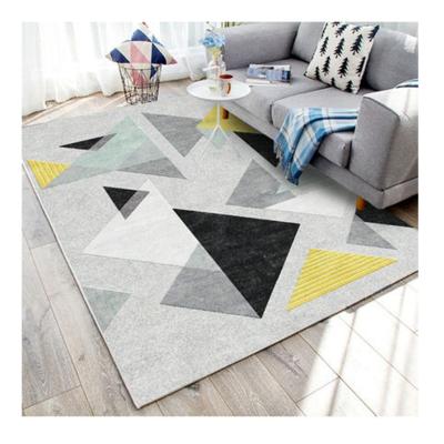 China High Quality Washable 3d Modern Geometric Printing Moroccan Blanket Carpets for sale