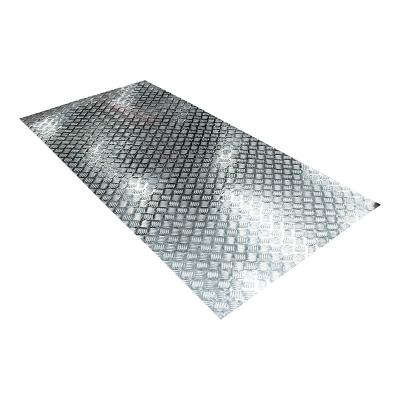 China 3003 5052 5754 Anti Skid Tread Pattern Industry Checker Plate Aluminum Diamond 1060 Embossed Aluminum Sheet for sale