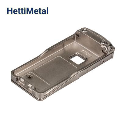 China Telecom HETTIMETAL ADC12 Aluminum Die Casting With Ni Plating For Telecom Key Case for sale