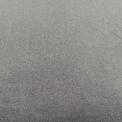 China Fashion Anti-Static Style Gray Plain Dyed Stretch Polyester Knitting Plain Jersey Fabric For Dresses for sale