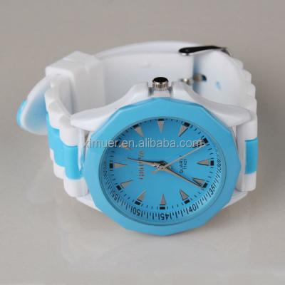 China Non-Specific Popular Colorful Women Watches Brand Silicon Watch for sale