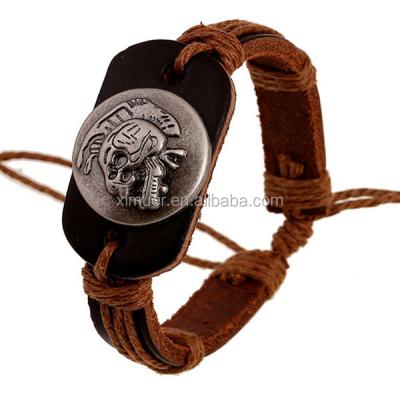 China Bracelet For Man Fashion Simple Men's Genuine Leather Bracelet For Man for sale