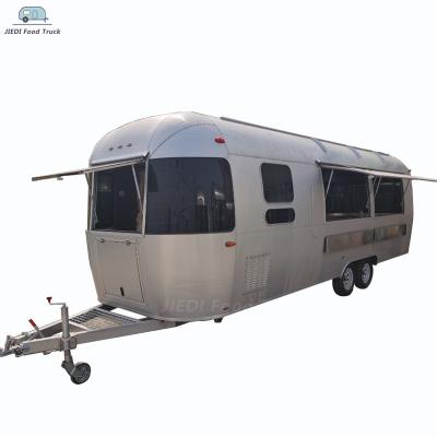 China Processing factory JIEDI mobile food vegetable truck for sale street hot dog draft caravan mobile fast food truck for sale