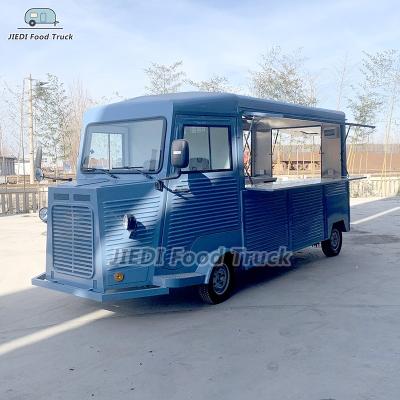 China JIEDI vegetable processing factory customized trailer outdoor mobile street food mobile food cart for sale for sale