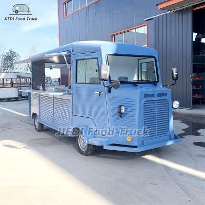 China JIEDI vegetable processing factory customized mobile snack machines airstream mobilefast food kitchen trailer for sale in Europe with CE for sale