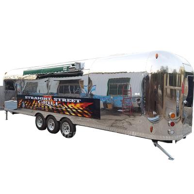 China JIEDI commercial mobile food supply truck for sale street hot dog mobile airstream caravan fast food truck for sale