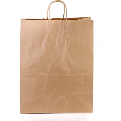 China Wholesale Customized Disposable Paper Bag Use Kraft Brown Paper Bag Packaging Widely for sale