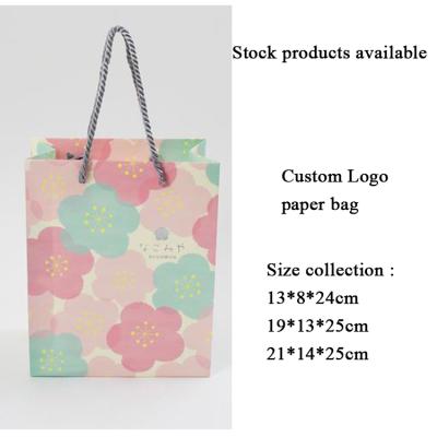 China Recycled Eco Friendly Wholesale Bags For Shopping With Logo Reusable Paper Custom Printed Shopping Bags for sale