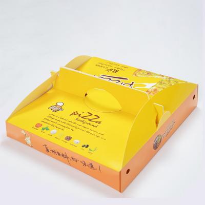 China Fodable Recyclable Mailer Box Packing Fast Food Pizza Cake Packing Box for sale