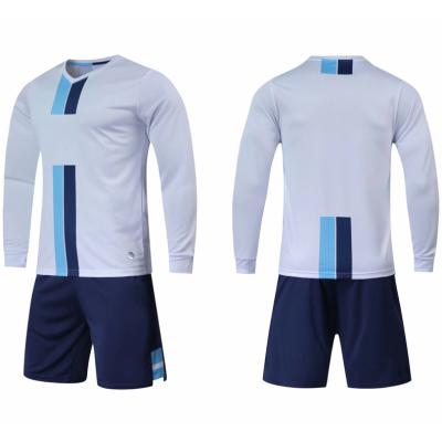 China Custom Cheap Quick-Drying Football Shirt Manufacturer Soccer Jersey Long Sleeve Blank Soccer Jersey for sale