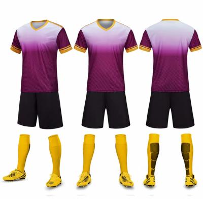 China Quick-drying Professional Team Sportswear Soccer Jerseys Wholesale Manufacturing for sale