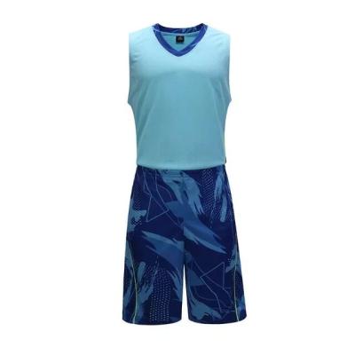 China Basketball Wear Antibacterial Custom Logo Design Basketball Tank Tops for sale