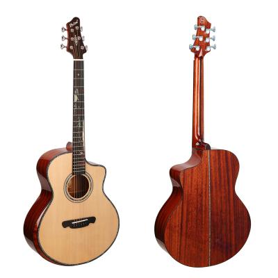 China Sitka Fir Solidwood Fashion Type 40 Inch Acoustic Guitar With Cheap Price for sale