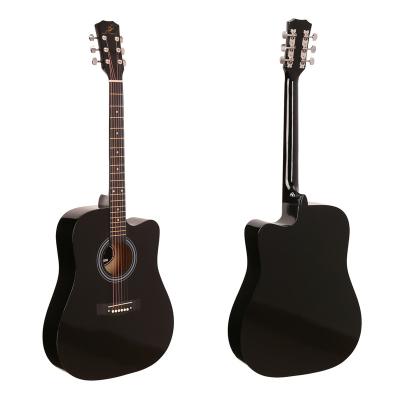 China Linden China Manufacturers Supply Cheap 41 Inch Acoustic Guitar Kit For Beginner With High Quality for sale