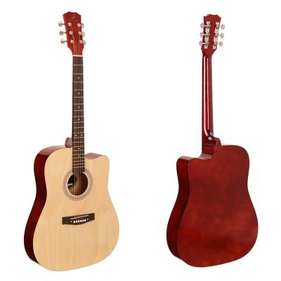 China Linden Wholesale High Quality 41 inch Acoustic Guitar with Cheap Price for sale