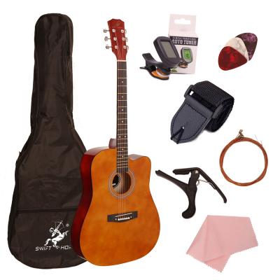 China Wholesale Cheap OEM Service 41 Inch Acoustic Guitar From Linden Manufacturer Direct Sale With High Quality for sale