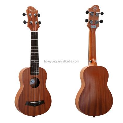 China 21 Inch Soprano Ukulele Mahogany Guitar with Matte Finish Mahogany Top for sale