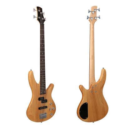 China Cheap basswood china guitar for sale wholesale electric bass guitar 4 string for sale