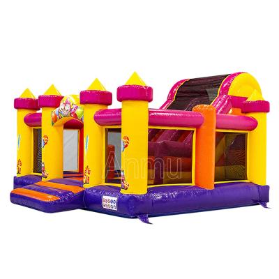 China Party Rental Enterprise Multi-game Big Slidebox Kids Commercial Bouncers Inflatable Amusement City For Sale for sale