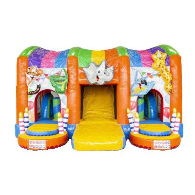 China Cartoon Theme PVC Animal Inflatable Water Slide Inflatable Slide For Kids for sale