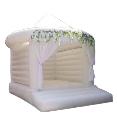 China Plato PVC Tarpaulin The Bounce Wedding House Is A Commercial Bounce House For Sale for sale