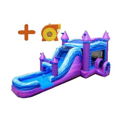 China Cheap Inflatable Bouncer Bouncy Combo Bouncy Slide Home Bounce Party Rental Business Trolley Jumping Castle for sale